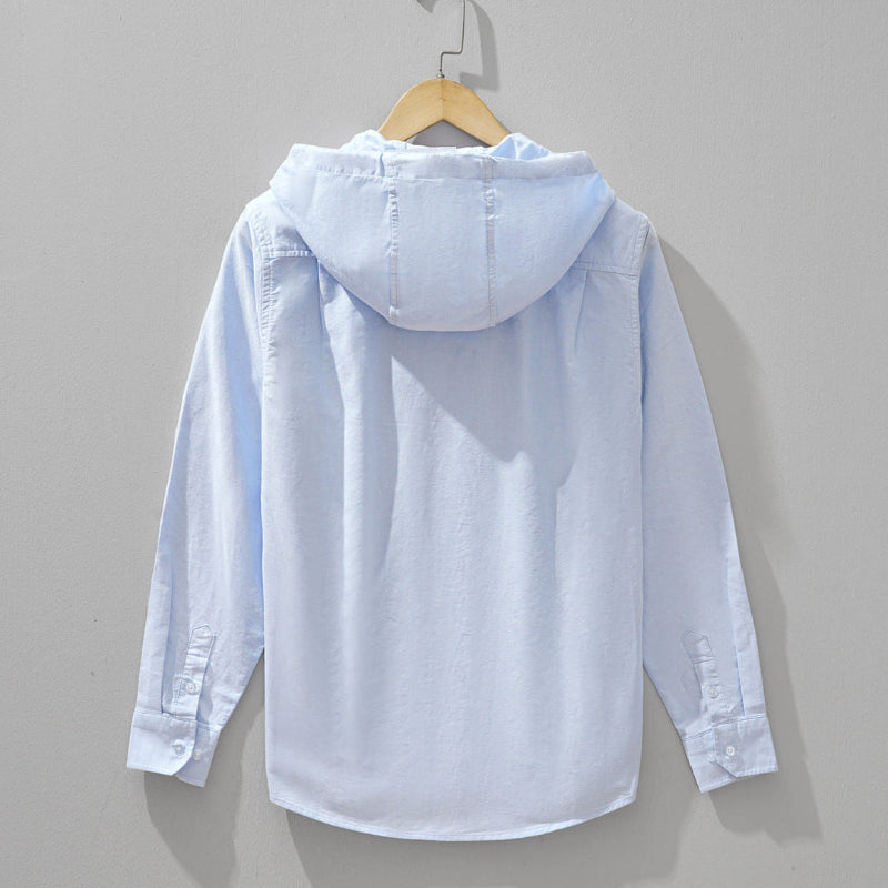 ASHER – LIGHTWEIGHT LINEN HOODIE
