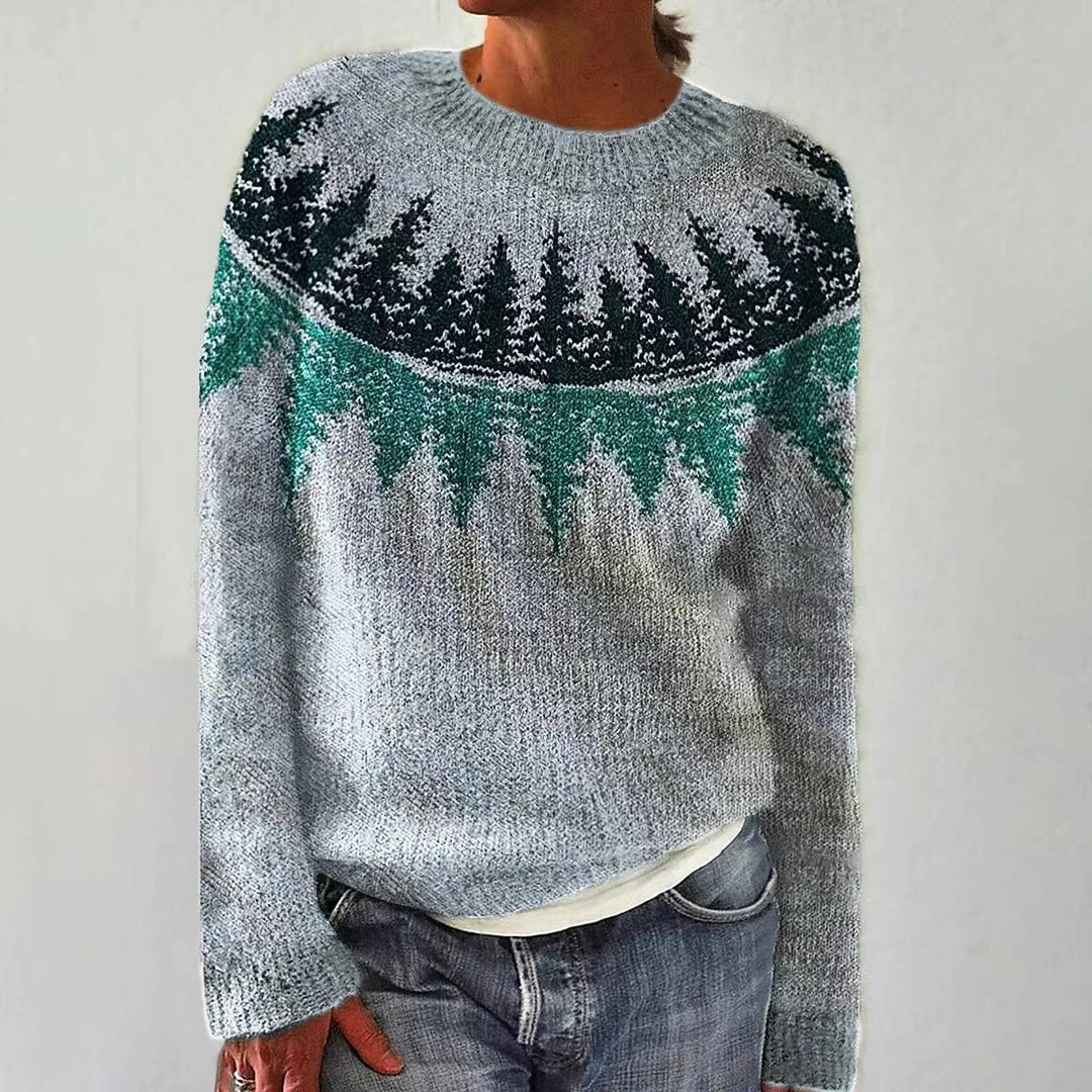 Monika - Retro Scandinavian Knitted Sweater