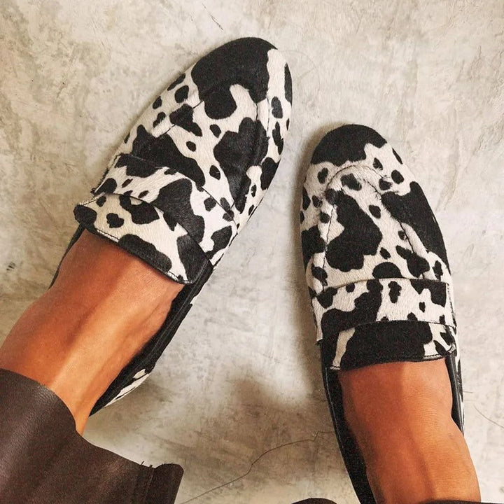 Brynn | Elegant Animal Print Loafers