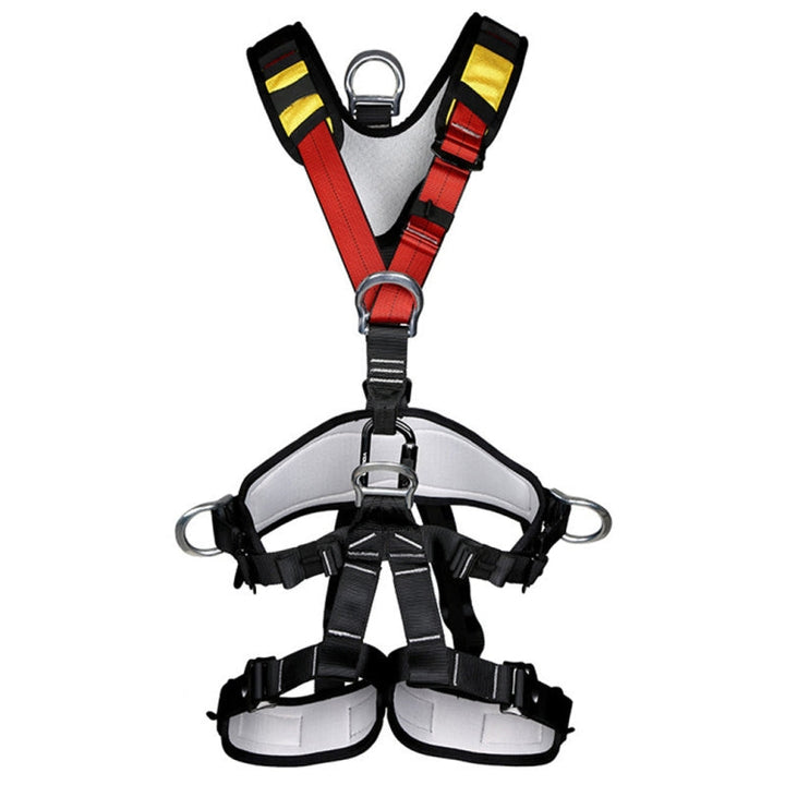 BowLift | XINDA XDA9516 Outdoor Climbing Polyester High-Strength Rope Adjustable Descender Full-Body Safety Harness