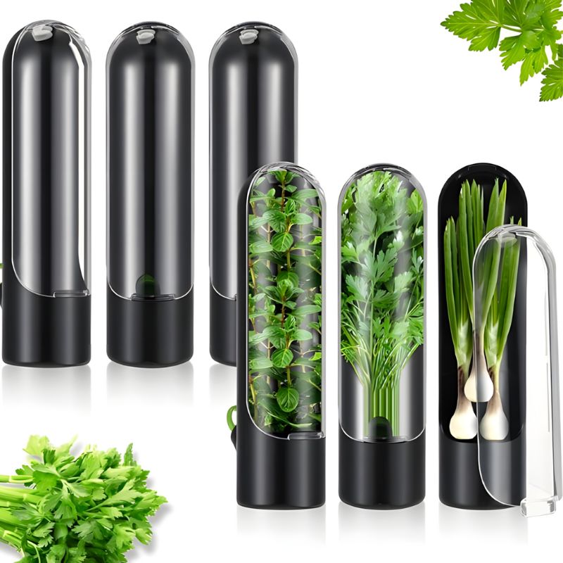 Fresh-Keeping Veggie & Herb Containers (1+1 Free)