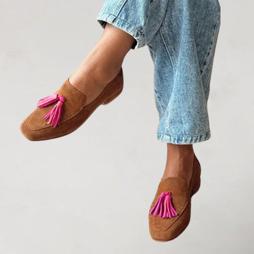 Brielle™ | Brown Loafers