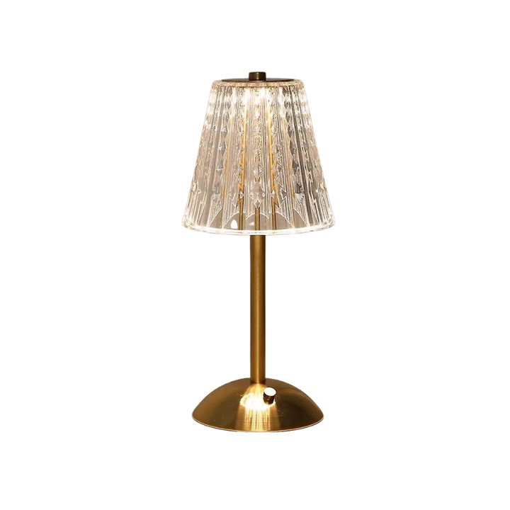 BowLift | CrystalLuxe - Vintage Table Lamp with Elegant Shine