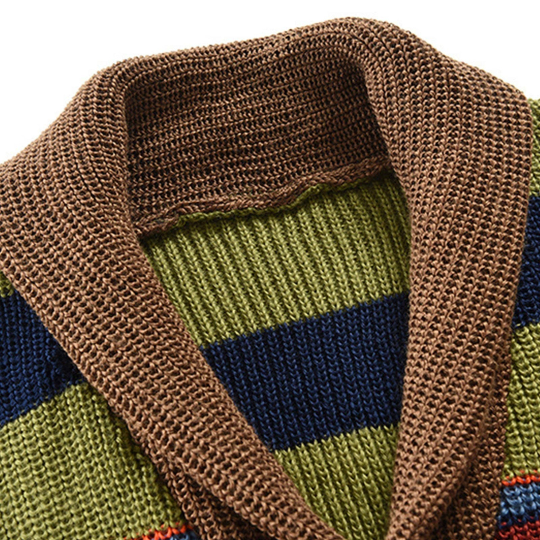 Brayden - Classic Color Block Knit