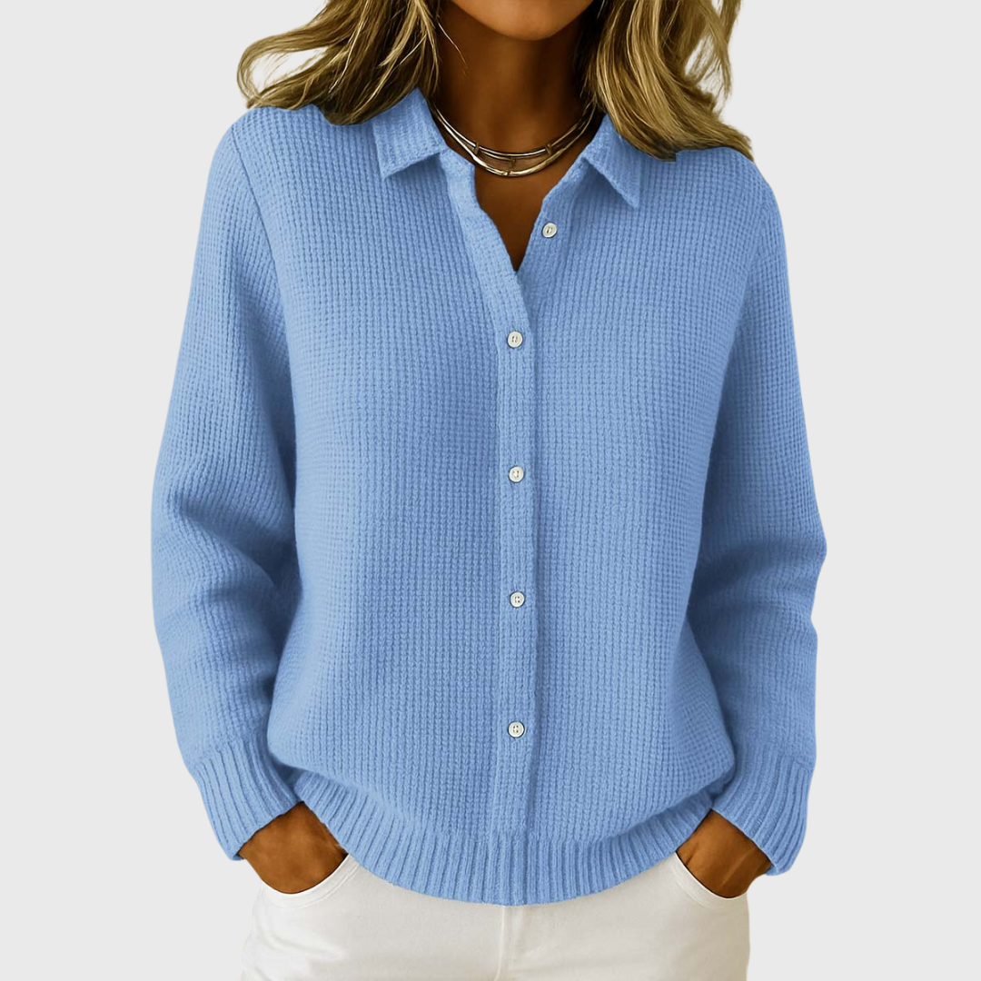 Elena | Classic Cardigan in Soft Knit