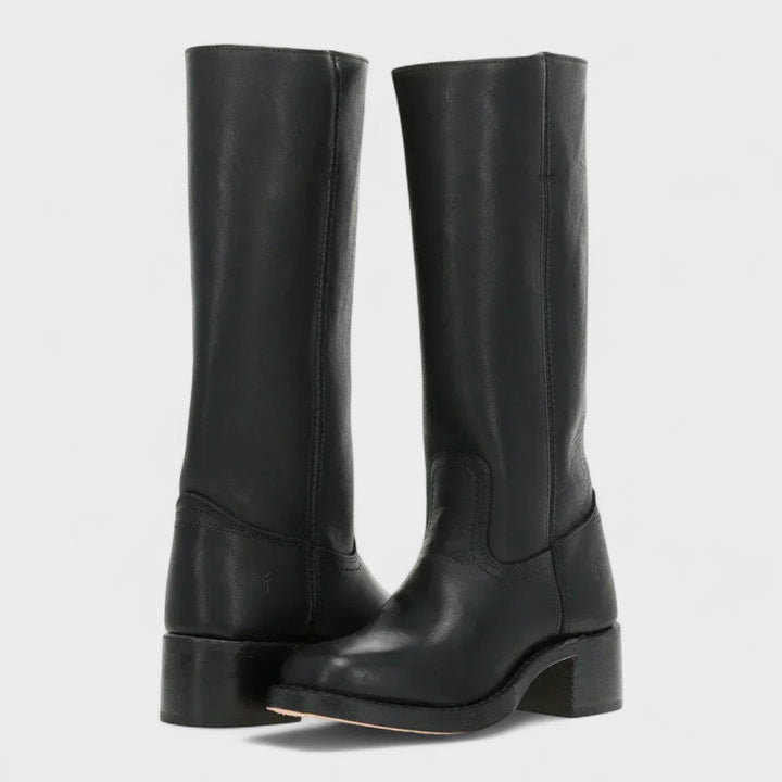Classic Riding Boots with High Line