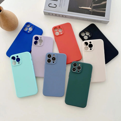 Azura | Pastel Solid Color Silicone iPhone Case
