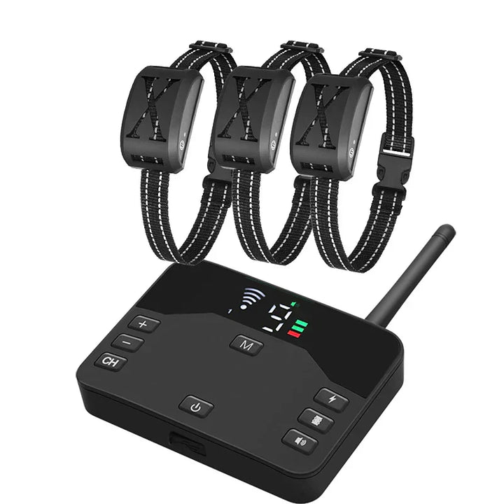 Azura | Wireless Dog Fence System with Adjustable Waterproof Collar – Up to 240 Metres Range