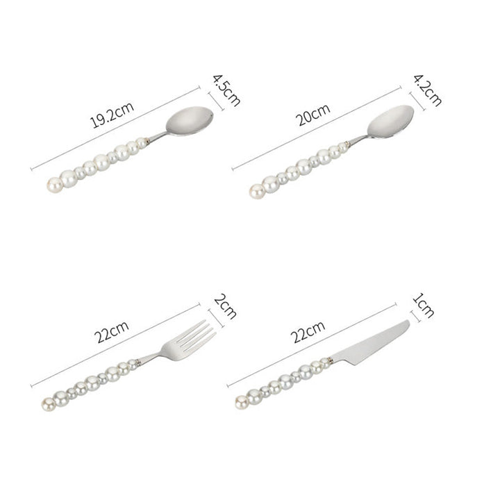 BowLift | Pearl grip cutlery 4 piece set