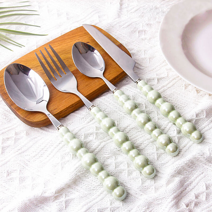 BowLift | Pearl grip cutlery 4 piece set