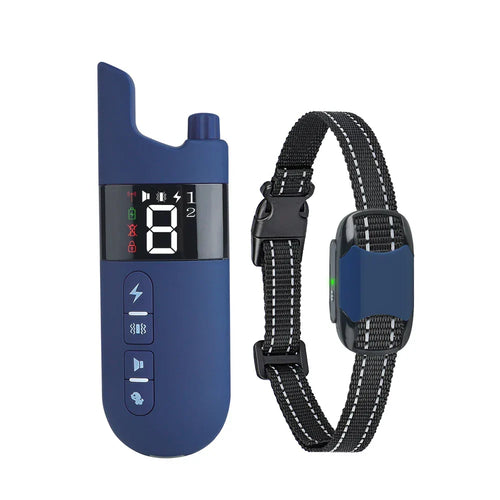 Azura | Electric Dog Training Collar – 500m Remote Control, Waterproof IPX7, Shock, Vibration & Sound Modes