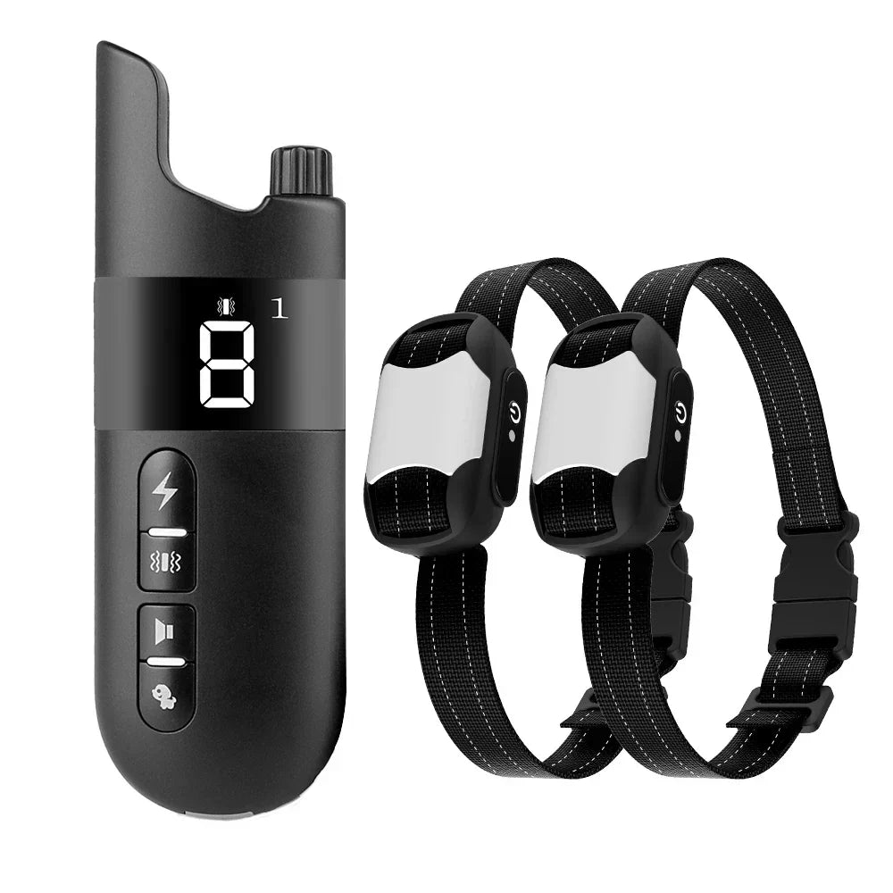 Azura | Electric Dog Training Collar – 500m Remote Control, Waterproof IPX7, Shock, Vibration & Sound Modes