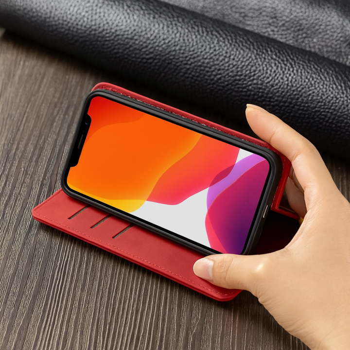 Azura | Phone Case Leather Magnetic Shockproof Slim Cover