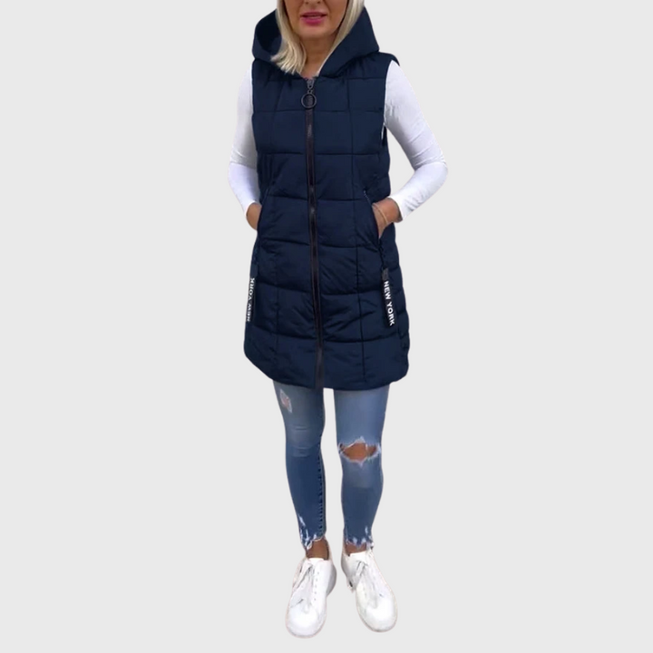 Maya™ | Sleeveless Padded Coat