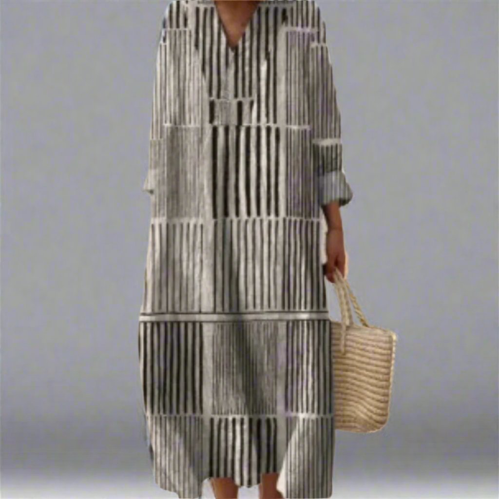 Mackenzie™ | Elegant Geometric Dress