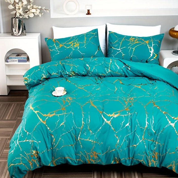 BowLift | Marble Design Duvet Cover Set for Modern Bedroom