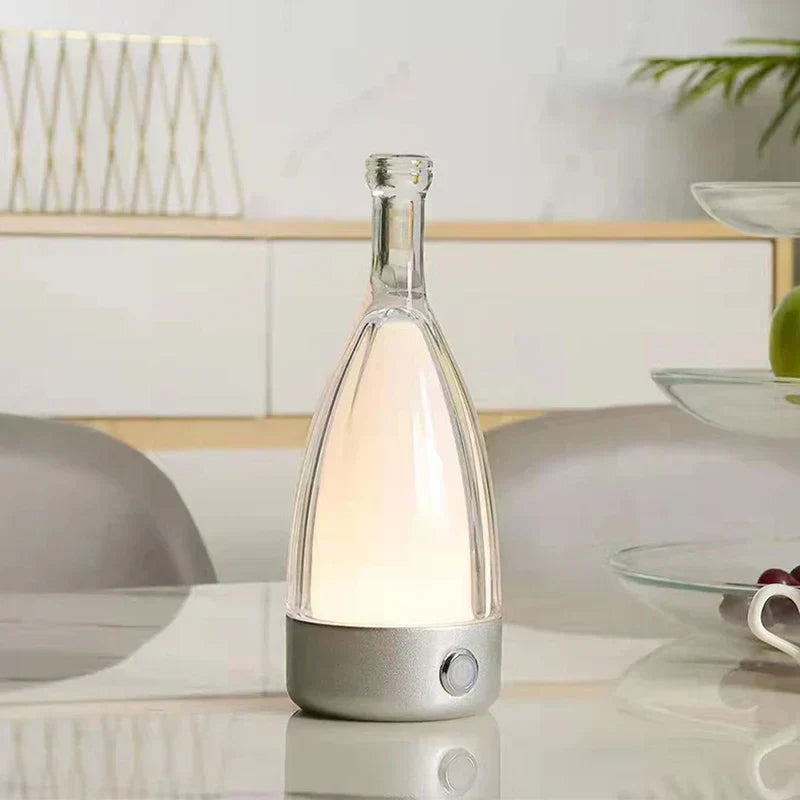 BowLift | CorkGlow - Wine Bottle Table Lamp