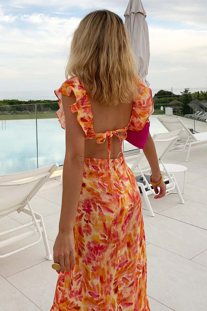 Ariella | Floral Ruffle Dress