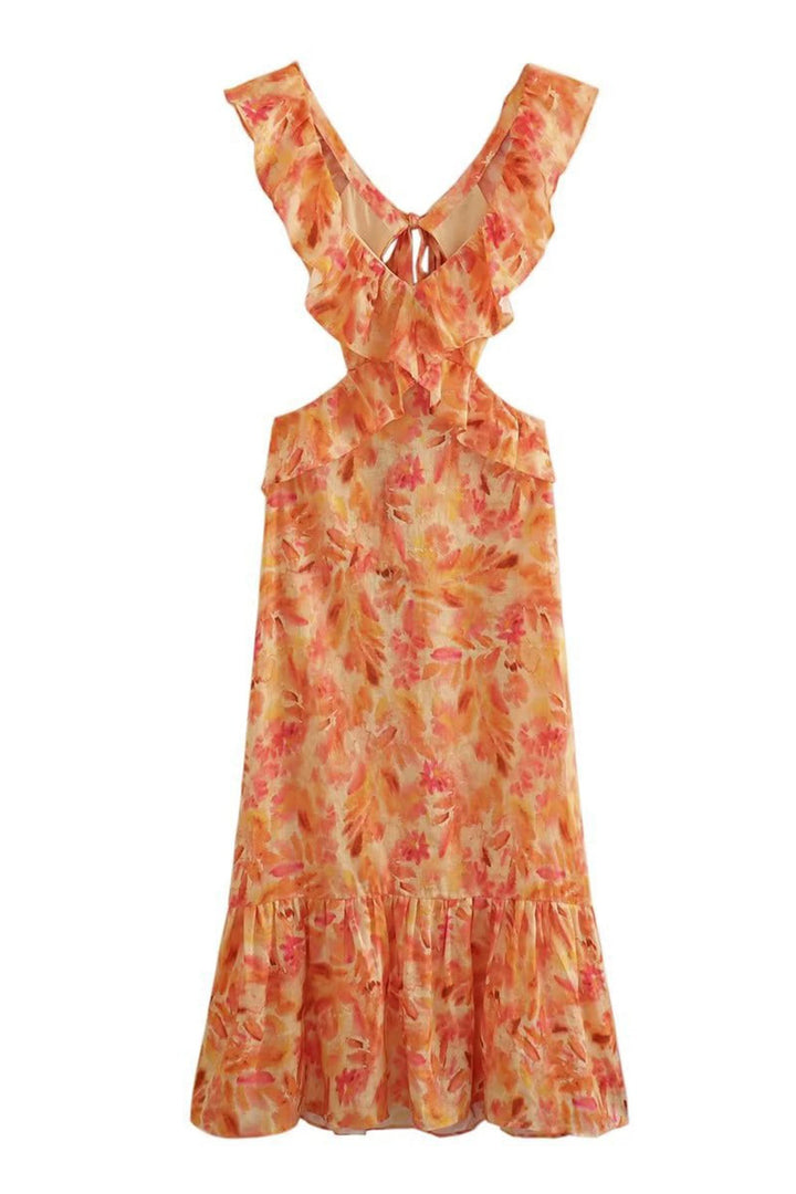 Ariella | Floral Ruffle Dress