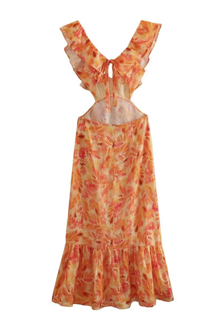 Ariella | Floral Ruffle Dress