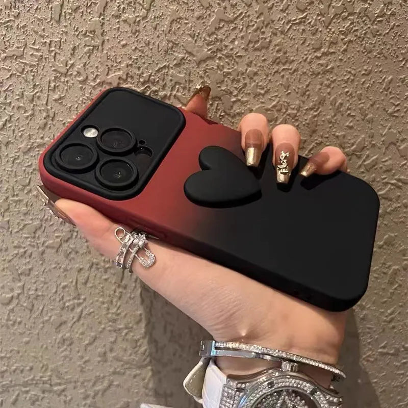 Azura | 3D Cute Heart Phone Case