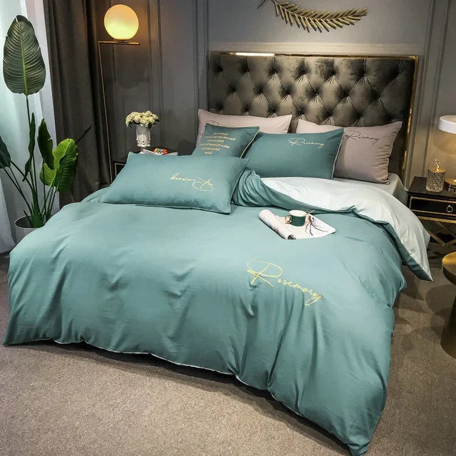 Luxury Duvet Cover with Elegant Embroidery – Soft, Breathable and High Quality | Bowlift