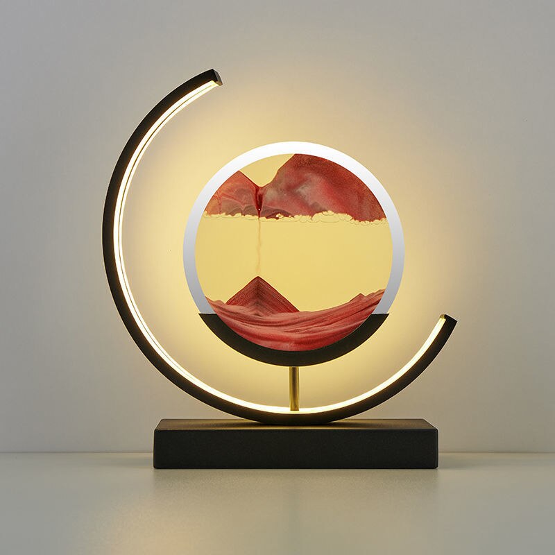 BowLift | LED Table Lamp with Moving Sand Landscape – SandLight