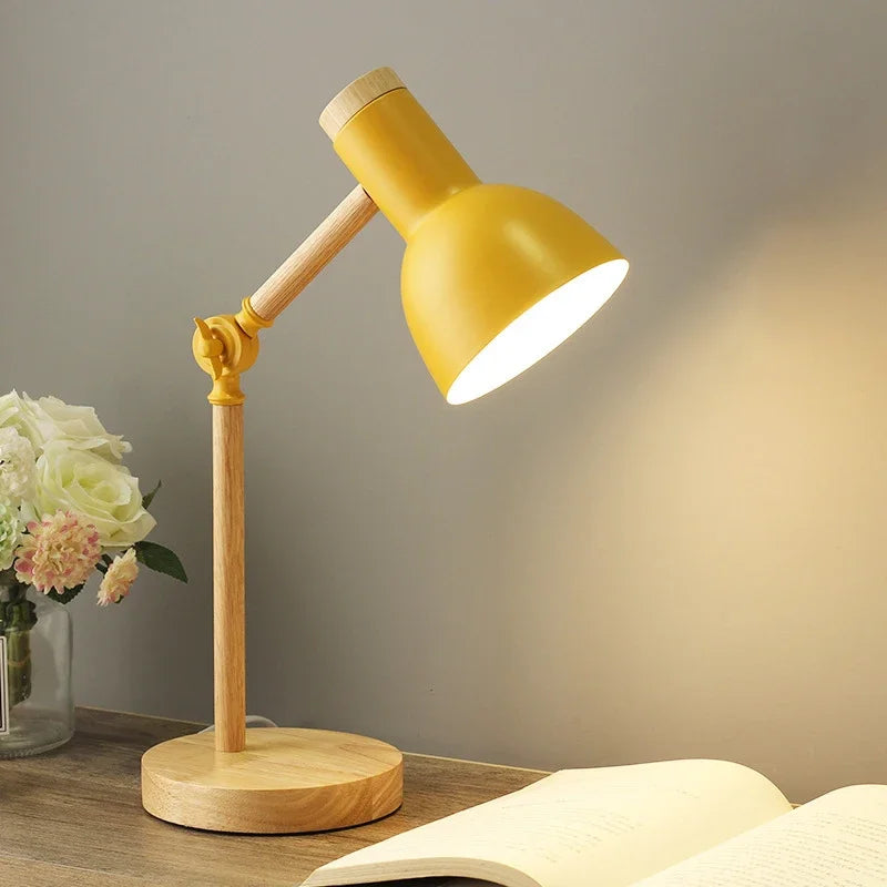 BowLift | Dyed Wooden Table Lamp