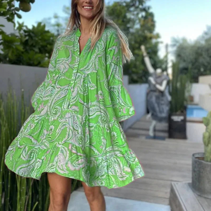 Everlen™ Boho Bloom Midi Dress