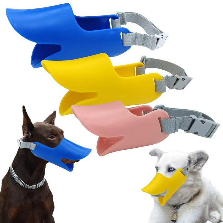 Azura | Adjustable Silicone Duckbill Dog Muzzle for Small and Large Dogs