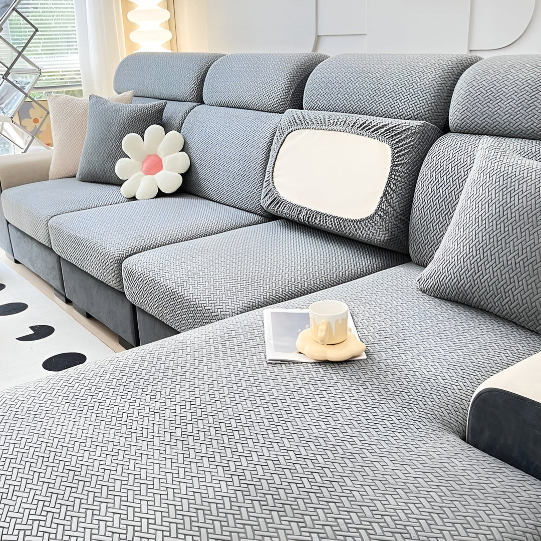 Elastic Sofa Cover – Water-Repellent and Tailored | Protective Cover Made from Stretch Fabric | Bowlift