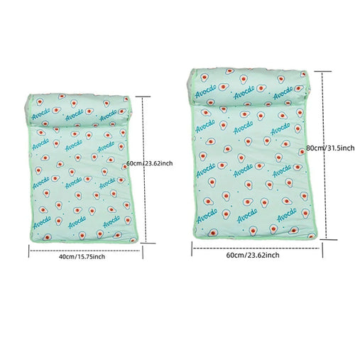 Azura | Cooling Mat FrostTail for Dogs & Cats | With Headrest | Breathable & Washable | Non-slip & Comfortable