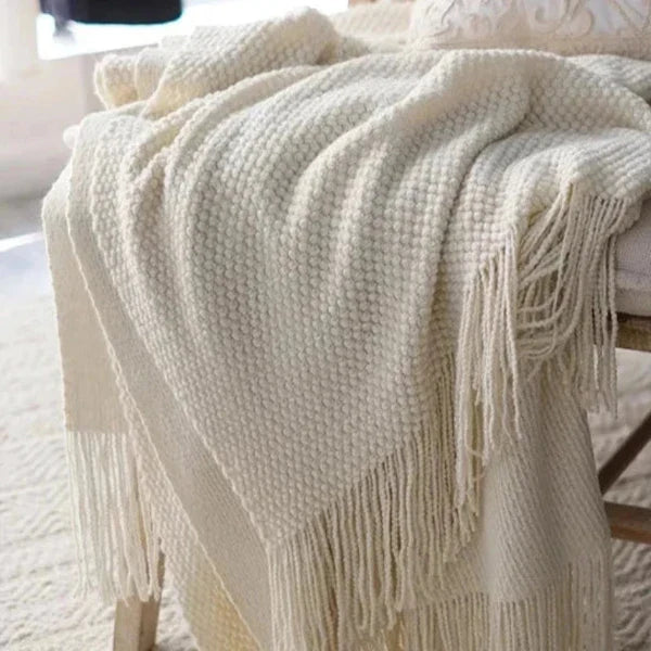 Azura | CREAM WHITE BLANKET