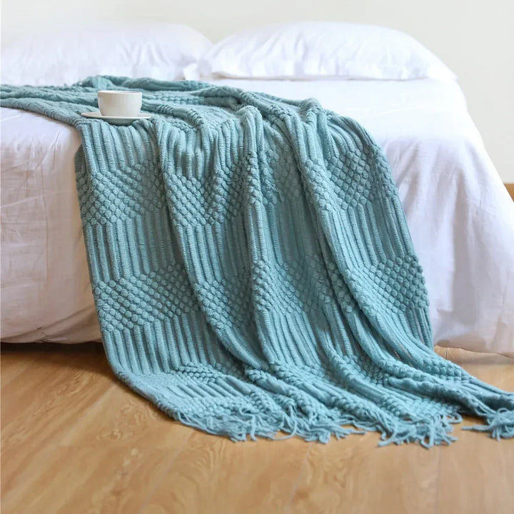 Azura | Nordic Style Dick Knitted Blanket