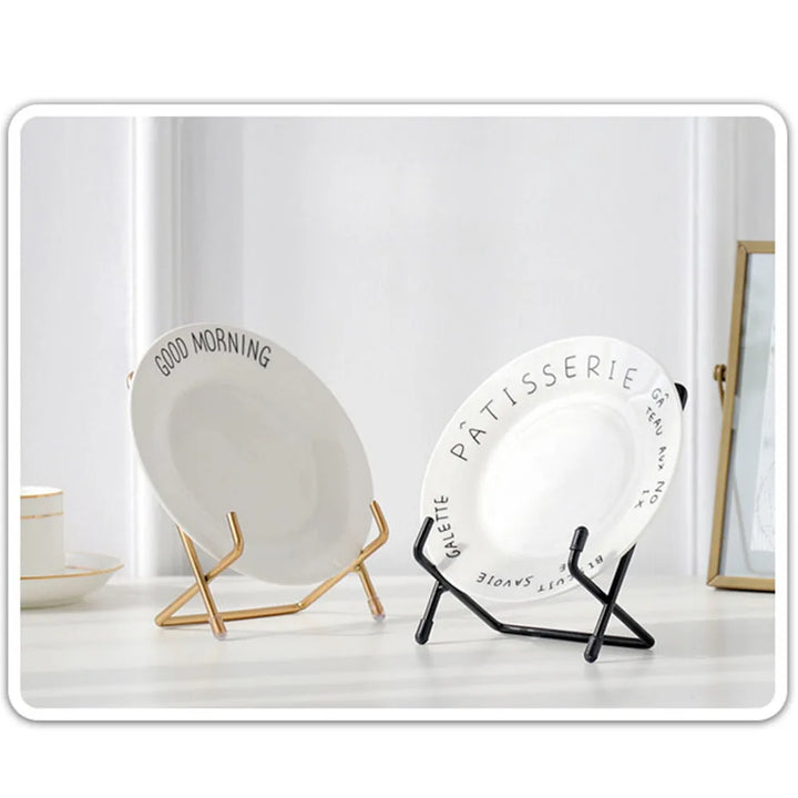 Azura | Iron Art Multi-Use Display Stand: Versatile magazine, dish, picture, and photo album stand for home decor