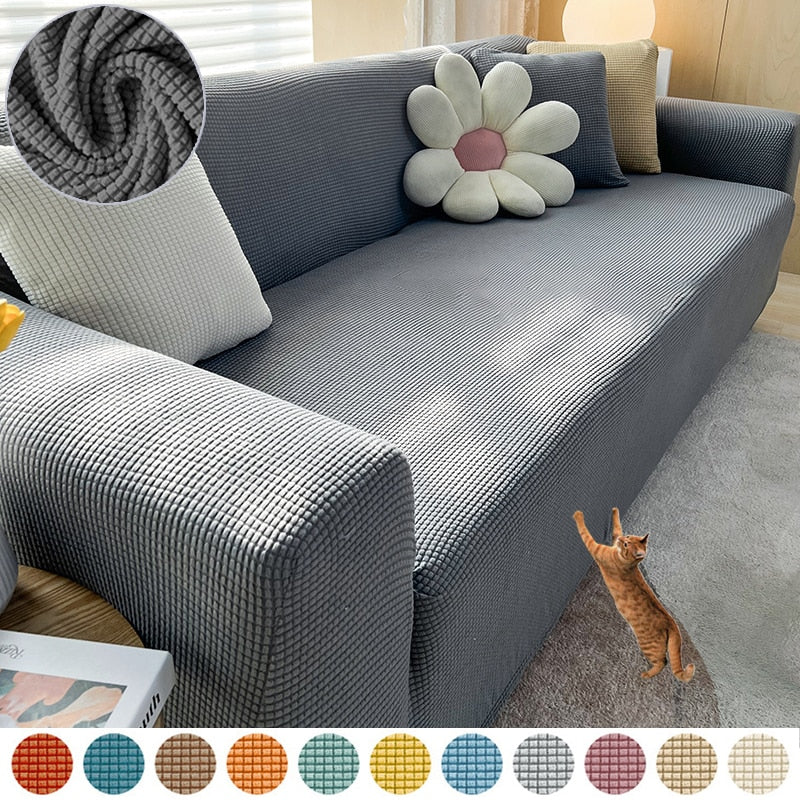 BowLift | FlexiCover Elastic Sofa Cover – Protection Cover for Corner Sofas and Standard Sofas