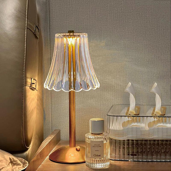 BowLift | AuraGlow Table Lamp - Rechargeable LED Lamp with Dimming Function