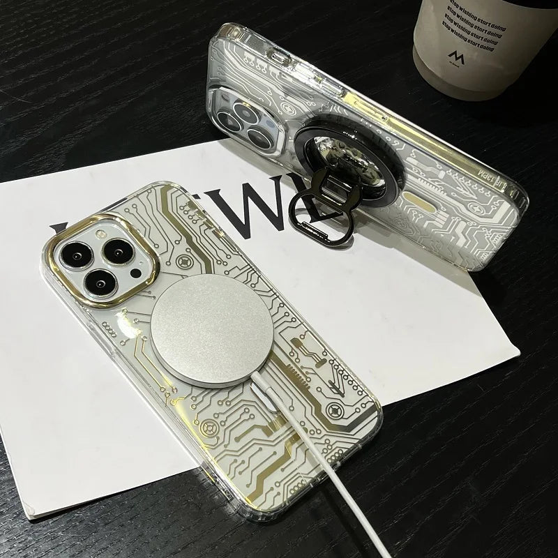 Azura | Machine Clock Magsafe iPhone Case