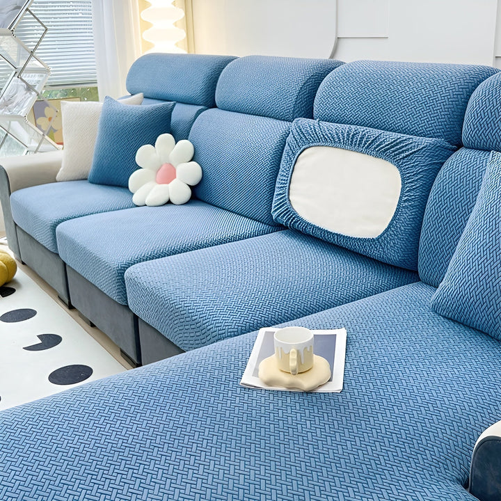 Elastic Sofa Cover – Water-Repellent and Tailored | Protective Cover Made from Stretch Fabric | Bowlift