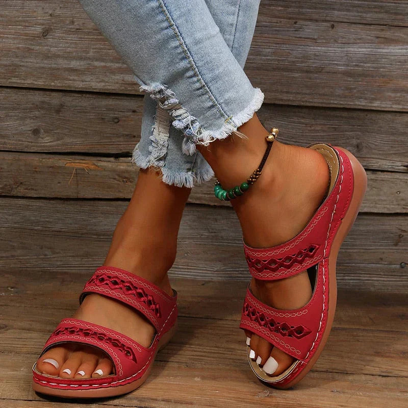 Courtney™ | Stylish Double-Strap Sandals