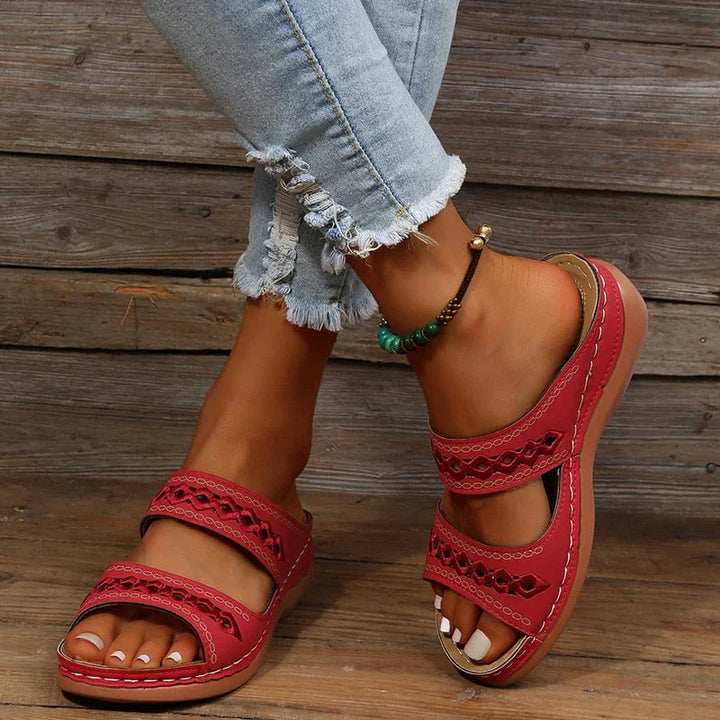 Courtney™ | Stylish Double-Strap Sandals
