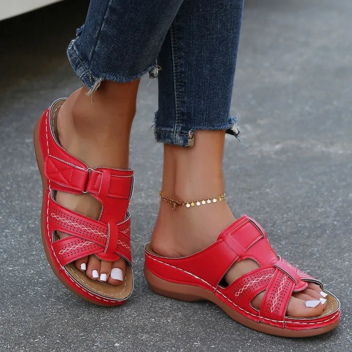 Gaia™ | Women's Vintage Orthopedic Wedge Sandals