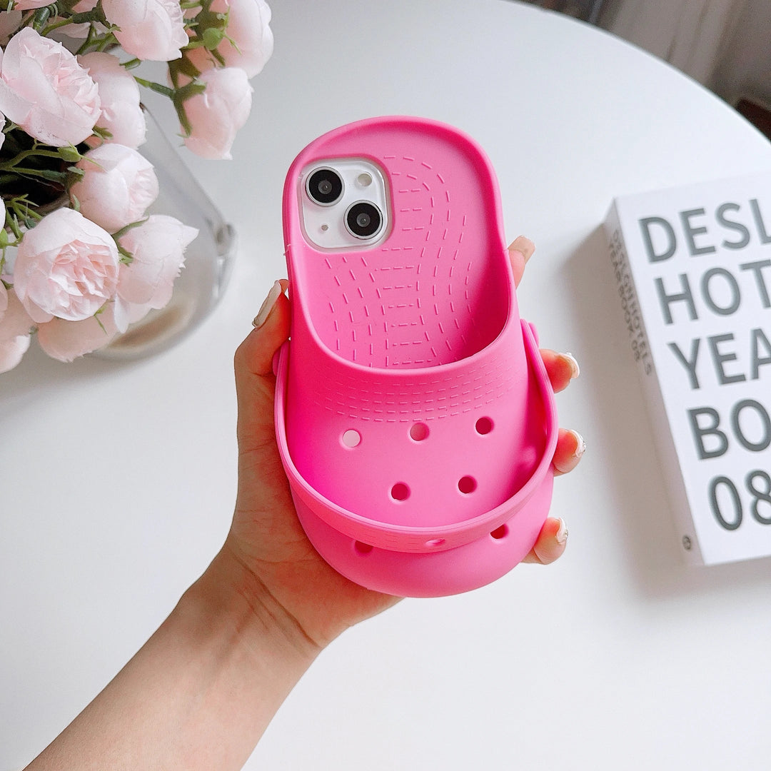 Azura | Mini Slippers Shockproof Funny iPhone Case