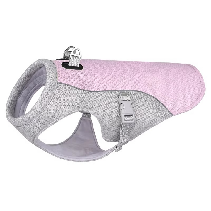 Azura | Summer Reflective Dog Cooling Vest & Quick-Release Harness