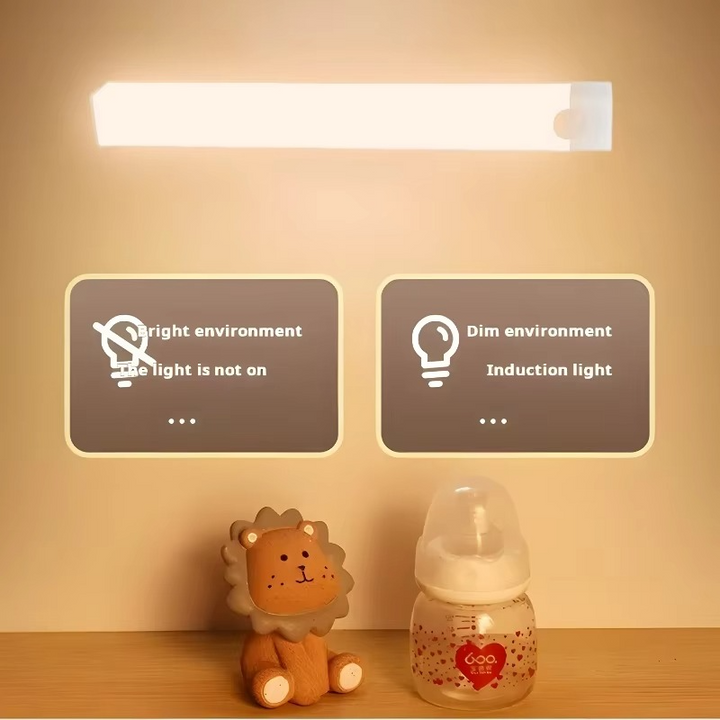 BowLift | Smart Sensor LED Night Light - Motion-Activated, Dimmable & Rechargeable