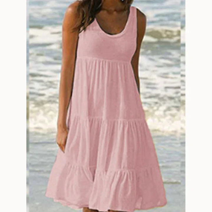 Layla™ - Boho Sleeveless Mini Dress