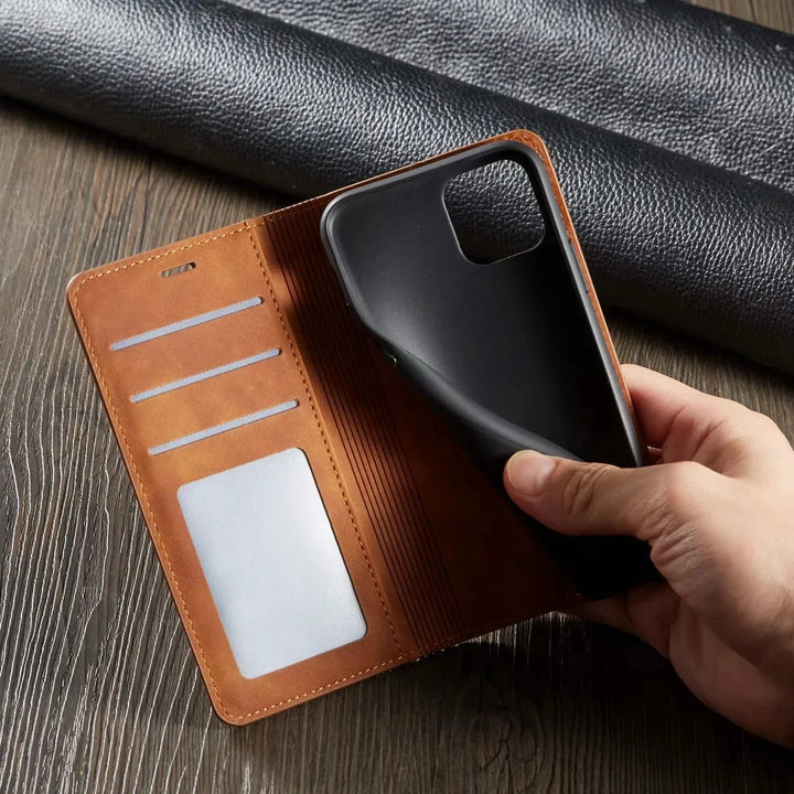 Azura | Magnetic Leather iPhone Case – Stylish Protection with Quality