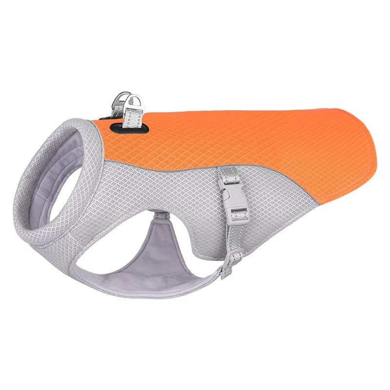 Azura | Summer Reflective Dog Cooling Vest & Quick-Release Harness