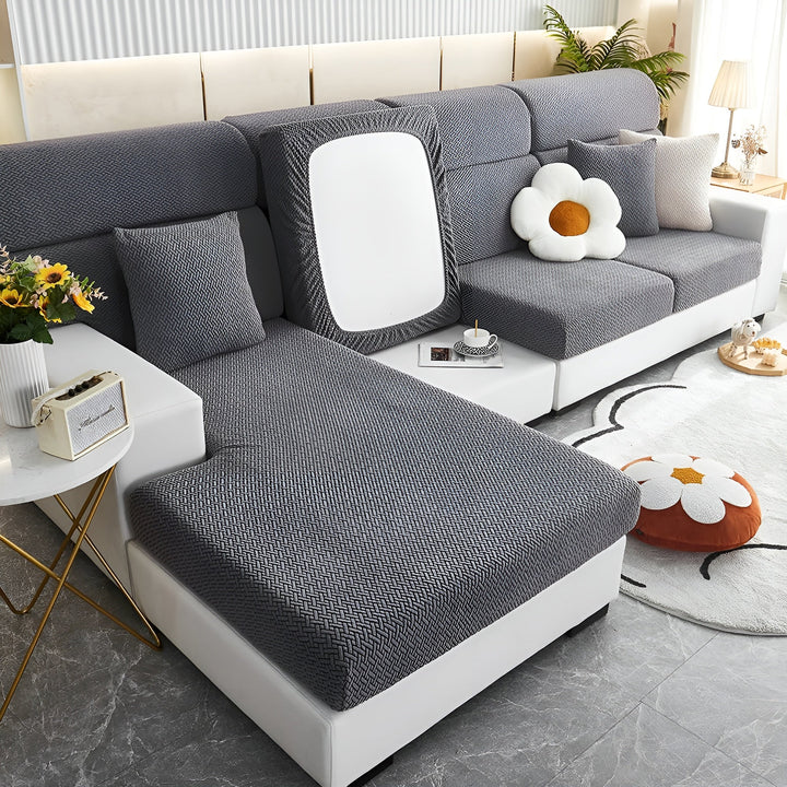 Elastic Sofa Cover – Water-Repellent and Tailored | Protective Cover Made from Stretch Fabric | Bowlift