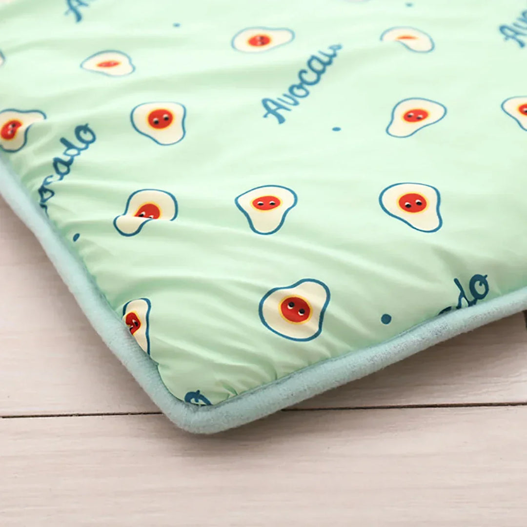 Azura | Cooling Mat FrostTail for Dogs & Cats | With Headrest | Breathable & Washable | Non-slip & Comfortable